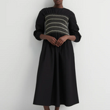 Kowtow Etched Dress - Black