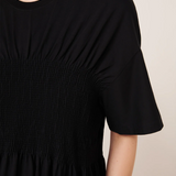 Kowtow Gathered Dress - Black