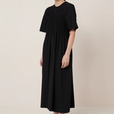 Kowtow Gathered Dress - Black