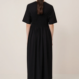 Kowtow Gathered Dress - Black