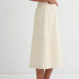 Kowtow Jubilee Skirt - Ecru Denim