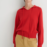 Kowtow Keyhole Jumper - Poppy Red