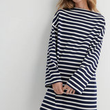Kowtow Measure Dress - Uniform Stripe