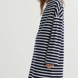 Kowtow Measure Dress - Uniform Stripe