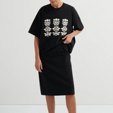 Kowtow Motif Tee - Black