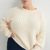 Kowtow Patchwork Jumper - Chalk