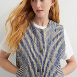 Kowtow Quilter Vest - Landscape Check