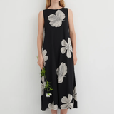 Kowtow Tank Swing Dress - Monochrome Flora