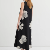 Kowtow Tank Swing Dress - Monochrome Flora