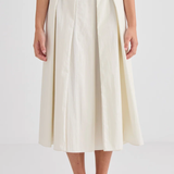 Laing Ellis Pleated Skirt - Cream