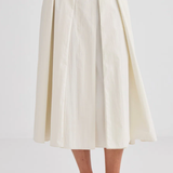 Laing Ellis Pleated Skirt - Cream