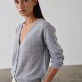 Laing Fine Alpaca Cardigan - Heather