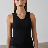Laing June Ribbed Tank - Black