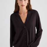 Laing Liv V-Neck Cardigan - Chocolate