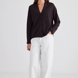 Laing Liv V-Neck Cardigan - Chocolate