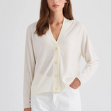 Laing Liv V-Neck Cardigan - Cream