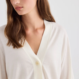Laing Liv V-Neck Cardigan - Cream