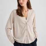 Laing Liv V-Neck Cardigan - Sand