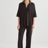 Laing Relaxed Polo - Truffle