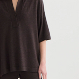 Laing Relaxed Polo - Truffle