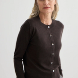 Laing Sylvia Merino Cardigan - Espresso