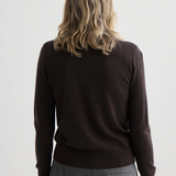 Laing Sylvia Merino Cardigan - Espresso