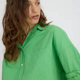 LMND Chiara Long Sleeve Shirt Classic - Light Verde