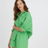 LMND Chiara Long Sleeve Shirt Classic - Light Verde