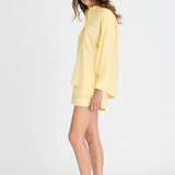 LMND Chiara Long Sleeve Shirt Classic - Straw