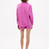 LMND Chiara Long Sleeve Shirt - Fuchsia