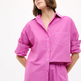 LMND Chiara Long Sleeve Shirt - Fuchsia