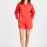 LMND Chiara LS Shirt Classic - True Red