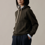 Longform Women's Foundation Merino Hoodie - Deep forest