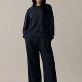 Longform Women's Foundation Merino Sweatshirt - Navy