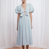 Lovaan Devon Midi Dress - Duckegg