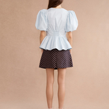 Lovaan Devon Top - Cornflower Blue