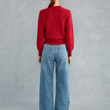 Lovaan Flo Cardigan - Red