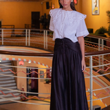 Lovaan Montana Midi Skirt - Chocolate
