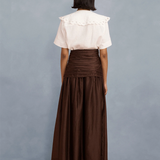 Lovaan Montana Midi Skirt - Chocolate