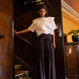 Lovaan Montana Midi Skirt - Chocolate