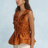 Lovaan Olivia Top - Amber