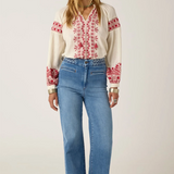 Maison Hotel Antonella Blouse - Red Cranberry