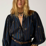 Maison Hotel Caroline Blouse - Starry Night