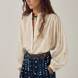 Maison Hotel Caroline Blouse - Starry White