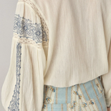 Maison Hotel Claudia Blouse - Indigo Poet