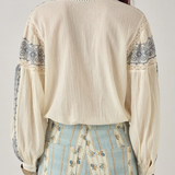 Maison Hotel Claudia Blouse - Indigo Poet