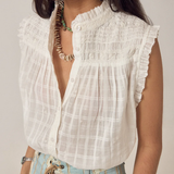 Maison Hotel Elvis Sleeveless Blouse - Love Me Tender