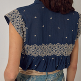 Maison Hotel Karina Sleeveless Shirt - Deep River