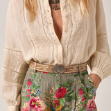 Maison Hotel Virgina Blouse - Linen Solstice