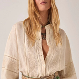 Maison Hotel Virgina Blouse - Linen Solstice